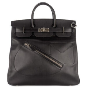 hermès birkin hac rock 40 noir / black volupto palladium hardware