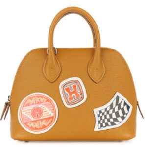 hermès bolide mini pique colle 1923 sesame epsom palladium hardware