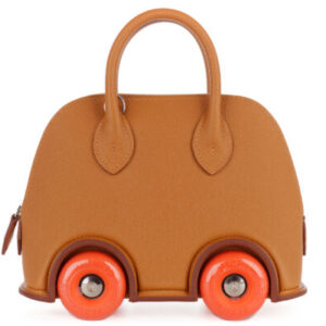 hermès mini bolide on wheels gold epsom palladium hardware