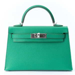 hermès mini kelly ii vert jade epsom