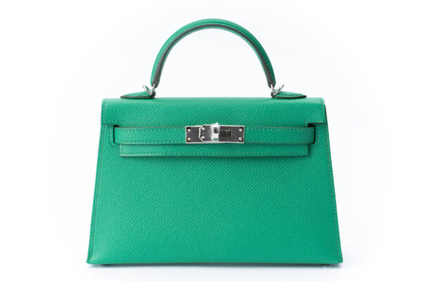 hermès mini kelly ii vert jade epsom