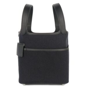 hermès picotin 18 cargo noir / black swift / toile palladium hardware