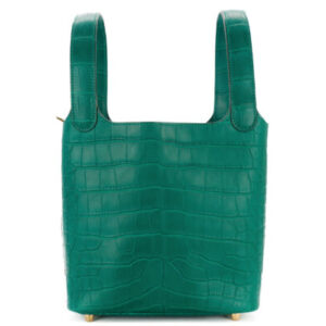 hermès picotin 18 malachite matte alligator gold hardware