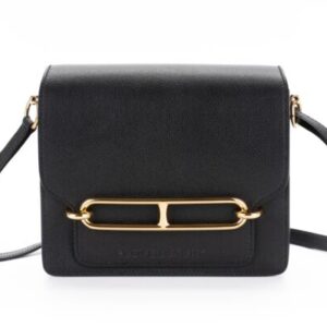 hermès roulis evergrain black ghw