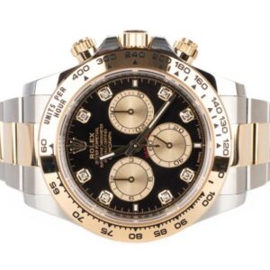 Rolex Daytona Cosmograph Black and Diamond Dial Two Tone 18ct Yellow Gold and Steel 126503 / 2025, Unworn