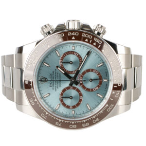 rolex daytona cosmograph platinum ice blue dial 126506